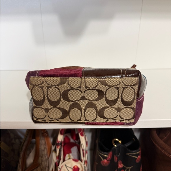 Coach Patchwork Baguette Pouch - Picture 5 of 9